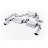 Catback Milltek Volkswagen Scirocco R 2009-2016: homologado ECE, resonado y doble silenciador trasero, salidas Dual Ovaladas Pul