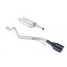 Cat-back Milltek Volkswagen Transporter T5… - risonante + senza silenziatore post. - uscita Twin Ovali Nero - Versione Corta (SW