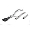 Cat-Back Milltek Volkswagen Transporter T5… ohne Resonator, ohne Endschalldämpfer, Twin-Oval-Endrohre Schwarz, Langversion (LWB)
