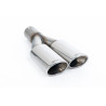 Cat-Back Milltek Volkswagen Transporter T5, Transporter T6 - non-resonated - Polished Twin Oval Tips - Long Wheelbase (LWB)