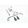 Cat-Back Milltek Volkswagen Scirocco R 2.0 TSI 2009-2016, Resonated with Rear Muffler Bypass, Dual Oval Black Cerakote Tips
