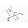 Catback Milltek Volkswagen Scirocco R 2.0 TSI 2009-2016 - résonné et bypass silencieux AR - sorties Dual GT100 Polies