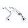 Cat-back Milltek Volkswagen Polo 6R WRC 2013-2014 - No Primary Muffler and With Rear Muffler - Twin GT80 Polished Tips