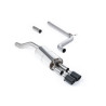 FAP Back Milltek Volkswagen Polo AW 2019-2025 - Sans silencieux primaire et avec silencieux AR - sorties Twin Jet-90 Carbone