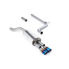 FAP Back Milltek Volkswagen Polo AW 2019-2025 - Sans silencieux primaire et avec silencieux AR - sorties Twin GT90 Titane bleui