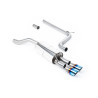 Scarico cat-back Milltek Volkswagen Polo AW GTI - Senza silenziatore primario e con silenziatore posteriore - terminali Twin GT9
