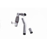 Downpipe Milltek Volkswagen Polo AW GTI 2018-2019 - (Turboauslass gegossen) Kat-Ersatzrohr - für Milltek-Anlage, mit Halter