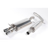 Catback Milltek Volkswagen Polo 9N3 GTI 1.8T 150hp 2006-2010 - ECE Homologated - Resonated - Twin Jet-76 Polished Tips