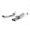 Escape cat-back Milltek Volkswagen Polo 6C1 GTI 1.8 TSI 192CV 2015-2018 - resonado - colas Twin GT80 pulidas