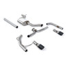 Scarico cat-back Milltek Volkswagen Jetta Mk7 - Senza silenziatore primario - risonato e bypass silenziatore posteriore - uscite