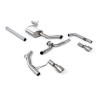 Scarico cat-back Milltek Volkswagen Jetta Mk7 - Senza silenziatore primario - risonato e bypass silenziatore post. - terminali D
