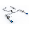 Scarico cat-back Milltek Volkswagen Jetta Mk7 GLI - con primario - non risonato + silenziatore post. - uscite Dual GT100 titanio