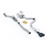 Impianto completo Milltek Volkswagen Jetta Mk6 GLI 2011-2014 - con cat Hi-Flow Race 200 CPSI - risonante - terminali GT80 Neri