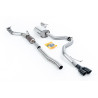 Ligne complète Milltek Volkswagen Jetta Mk6 GLI 2011-2014 - avec HJS cata Hi-Flow 200 CPSI - résonné - sorties GT80 Noir