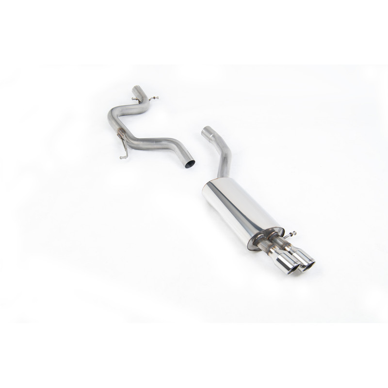 Catback Milltek Volkswagen Jetta Mk5 GLI 2.0 TFSI 2006-2010 - Sans intermédiaire - sorties Jet-76 Polies