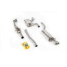 Full exhaust system Milltek Volkswagen Jetta Mk5 GLI 2006-2010 - with HJS high-flow cat 200 CPSI - resonated - polished Jet-80 t