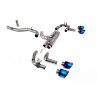 DPF-Back Race Milltek Volkswagen Golf Mk8 R 2021-2025 - nicht resonatorbestückt - Quad-Endrohre GT115 Titan titanblau - Race, mi