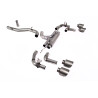 FAP Back Race Milltek Volkswagen Golf Mk8 R 2021-2025 - non résonné - sorties Quad GT115 Titane - Race, avec valves