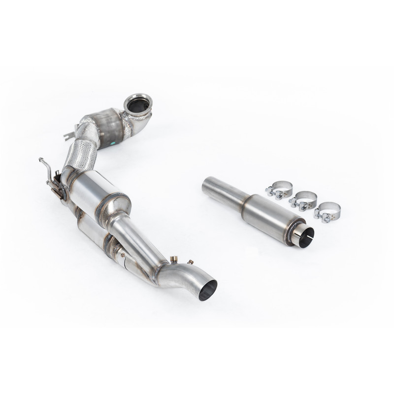 Downpipe Milltek Volkswagen Golf Mk8 R 2.0 TSI 320 CV 2021-2025 con FAP - Omologato ECE - Downpipe HJS Tuning ECE