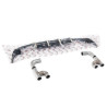 Milltek Rear Diffuser Volkswagen Golf Mk8 GTI Look R 2.0 TSI 245hp 2020-2024 with DPF, Maxton Look Golf 8 R
