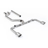 FAP Back Race Milltek Volkswagen Golf Mk8, Golf Mk8.5 - non résonné et avec bypass silencieux AR - sorties Dual GT115 Titane