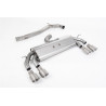 Cat-Back-Anlage Milltek Volkswagen Golf Mk7.5 R 2.0 TSI 310 PS 2017-2021 ohne DPF, ohne Resonator, Endrohre Quad GT100 Titan