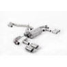 FAP Back Race Milltek Volkswagen Golf Mk7.5 R 2.0 TSI 2017-2022 - Version 80 mm - non résonné - sorties Quad Ovales Polies