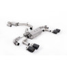 FAP Back Race Milltek Volkswagen Golf Mk7.5 R 2.0 TSI 2017-2022 - Versión 80 mm - con resonador - salidas Quad Jet-100 Carbono