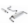 Cat-back Milltek Volkswagen Golf Mk7.5 GTI - ECE - with primary muffler - non-resonated + rear muffler - Dual Jet-100 Carbon