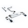 FAP Back / Catback Milltek Volkswagen Golf Mk7.5 - sin primario - no resonado + silenciador AR - salidas Dual Jet-100 Carbono