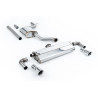 FAP Back / Catback Milltek Volkswagen Golf Mk7.5 2017-2021 - sin primario - resonante + silenciador tras. - colas Dual GT100 Pul