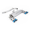 Catback Milltek Volkswagen Golf Mk7 R 2.0 TSI 300 hp 2014-2016 - non-resonated - Quad GT100 blued titanium tips - no valves