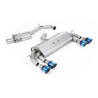Milltek Cat-Back Volkswagen Golf Mk7 R 2.0 TSI 300hp 2014-2016 - Resonated - Quad GT100 Blued Titanium Tips