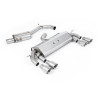 Cat-back Milltek Volkswagen Golf Mk7 R 2.0 TSI 300CV 2014-2016 - risonato - terminali Quad GT100 Titanio