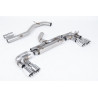 Catback Race Milltek Volkswagen Golf Mk7 R 2.0 TSI 300 CV 2014-2016 - Versión 80 mm - sin resonar - Colas Quad GT100 Pulidas