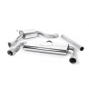 Catback Milltek Volkswagen Golf Mk7 GTI 2013-2016 - ECE - sans primaire - résonné + silencieux AR - sorties Dual GT100 Titane