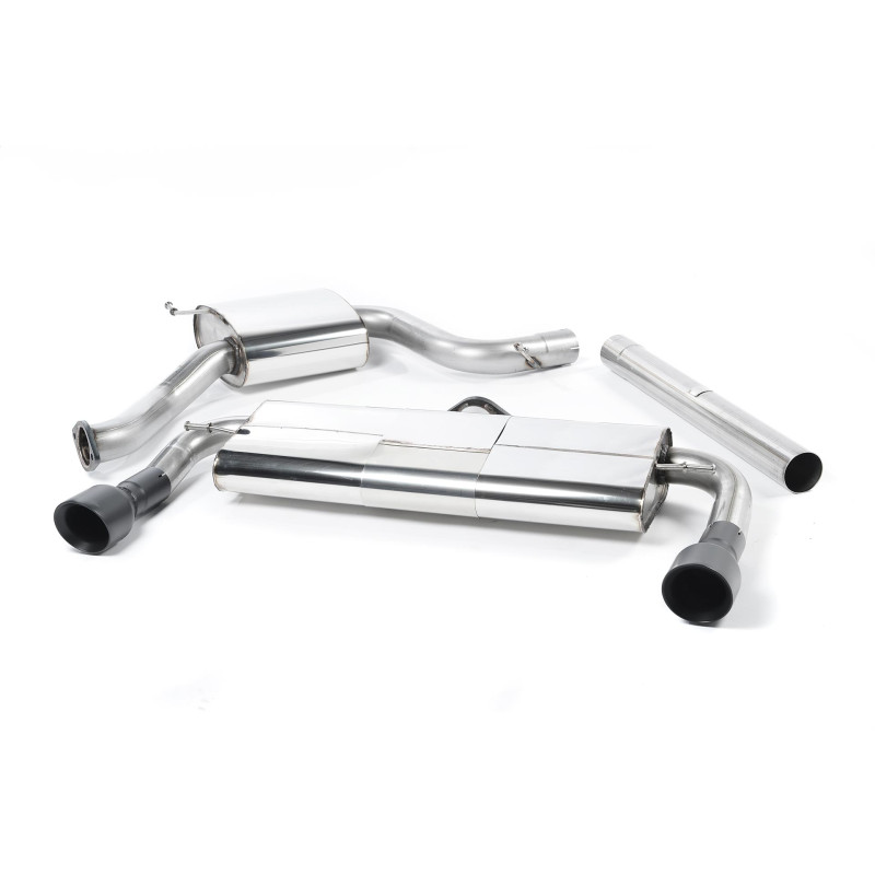 Scarico cat-back Milltek Volkswagen Golf Mk7 GTI 2013-2016 - ECE - senza primario - con risonatore + silenziatore posteriore - t