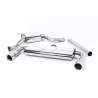 Catback Milltek Volkswagen Golf Mk7 GTI 2013-2016 - ECE - sans primaire - résonné + silencieux AR - sorties Dual GT100 Polies