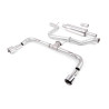 Scarico cat-back Milltek Volkswagen Golf Mk7 GTD 2013-2016 - Con silenziatore primario e bypass silenziatore posteriore - uscite