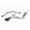 Cat-Back-Anlage Milltek Volkswagen Golf Mk7 GTD 2.0 TDI 2013-2016 - ECE - mit Vorschalldämpfer + Bypass hinten - Doppelendrohre 