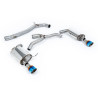 Catback Milltek Volkswagen Golf Mk7 Alltrack - SW 2.0 TFSI 2016-2021 - non-resonated - Dual GT100 Blued Titanium tip