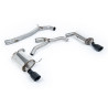 Cat-Back-Anlage Milltek Volkswagen Golf Mk7 Alltrack - SW 2.0 TFSI 2016-2021 - ohne Resonator - Dual-Endrohr GT100 Cerakote Schw