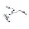 Cat-back Milltek Volkswagen Golf Mk7 Alltrack - SW 2.0 TFSI 2016-2021 - resonado - colas Dual GT100 Titanio