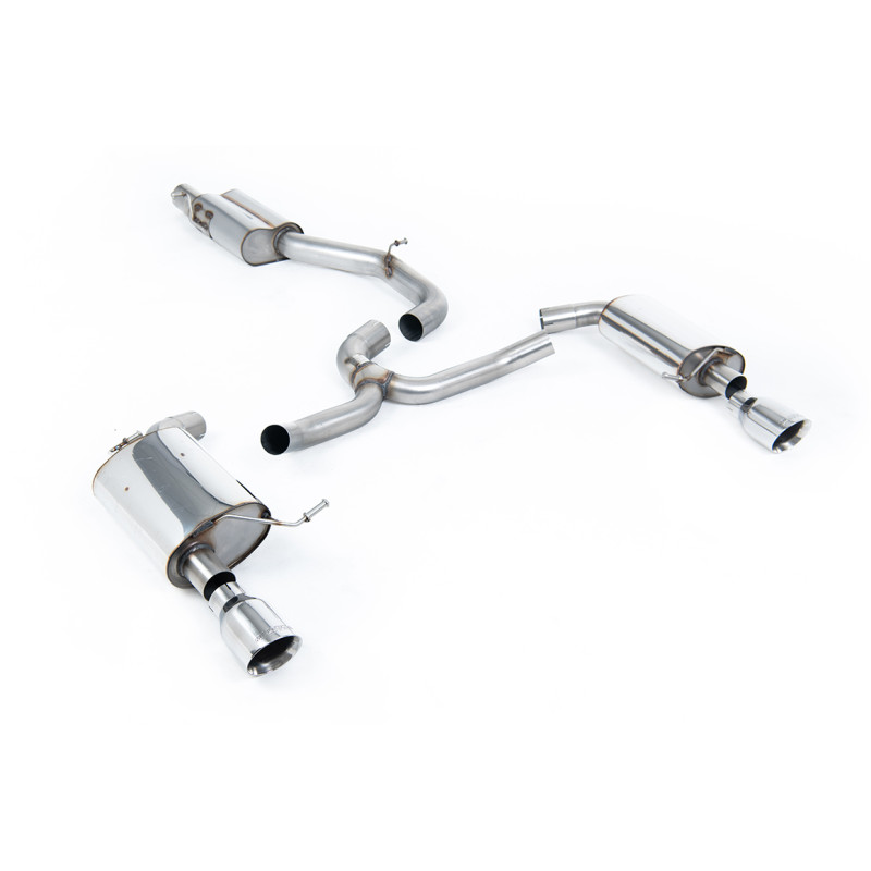 Catback Milltek Volkswagen Golf Mk7 Alltrack - SW 2.0 TFSI 2016-2021 - résonné - sortie Dual GT100 Polies