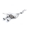 Catback Milltek Volkswagen Golf Mk6 R 2.0 TFSI 272ch 2009-2013 - non résonné - sortie Dual GT100 Polies