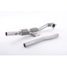 Descente de Turbo (V2) Milltek Volkswagen Golf Mk6 R 2.0 TFSI 2009-2013 - (sortie turbo moulée) avec HJS cata Hi-Flow 200 CPSI