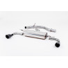 Cat-back Milltek Volkswagen Golf Mk6 GTI 2.0 TSI 211hp 2009-2013 - non-resonated - Dual GT100 Black Tip