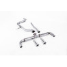 DPF-back Milltek Volkswagen Golf Mk6 GTD 2.0 TDI 170 CV 2009-2013 - senza risonatore - uscite doppie GT100 lucidate