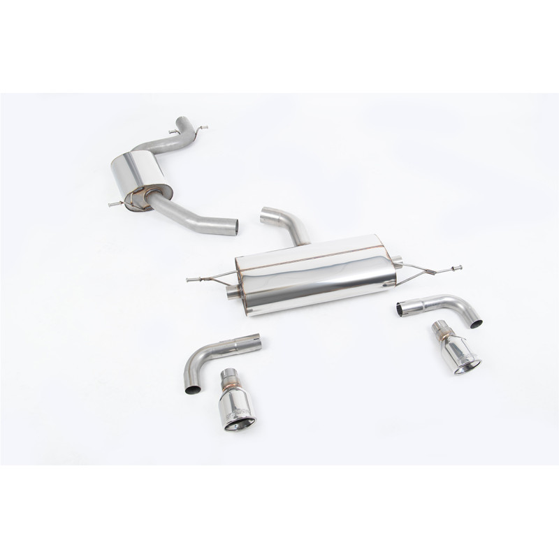Catback Milltek Volkswagen Golf Mk6 GTI 2.0 TSI 211 CV 2009-2013 - Homologado ECE - resonado - salida Dual Jet-100 pulida