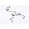 Cat-back Milltek Volkswagen Golf Mk6 GTI 2.0 TSI 211hp 2009-2013 - ECE Homologated - resonated - Dual Jet-100 Polished Outlets